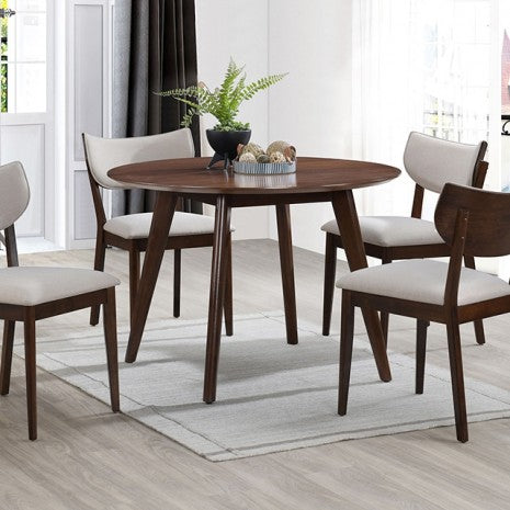 Onaka 5 Pc. Round Table Dining Set Model Tm3112T-5Pc By Furniture Of America 