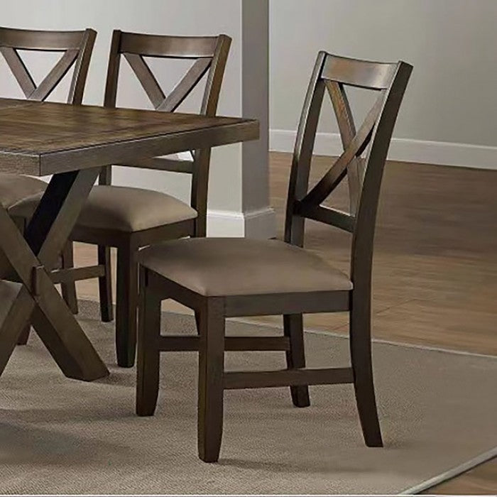Murray 7 Pc. Dining Set Model Tm3114T-7Pc-Br-Chair By Furniture Of America 
