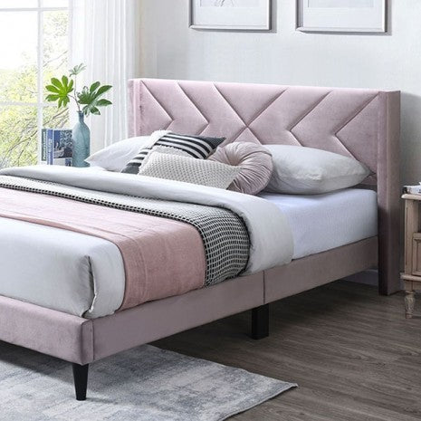 Cherry Queen Bed Model Tm7101Rd-Q By Furniture Of America 