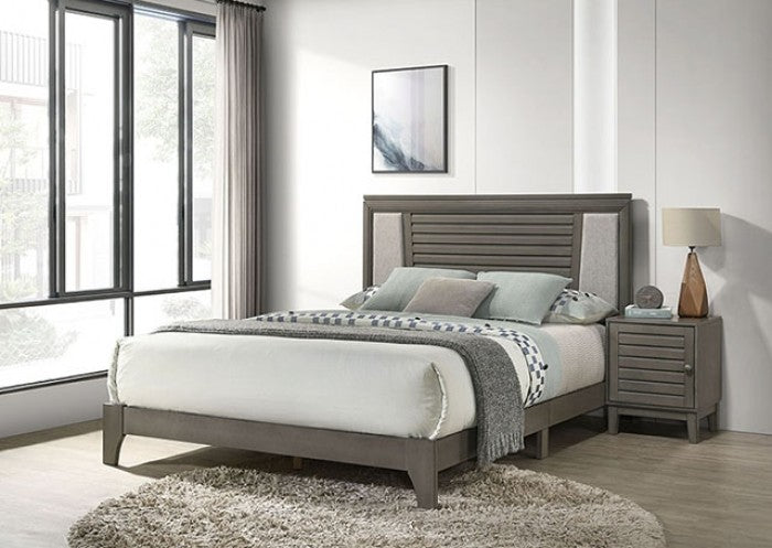 Amar Queen Bed Model Tm7502Gy-Q By Furniture Of America 