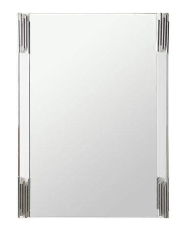 Modrest Token Modern White & Stainless Steel Mirror Model VGVCJ815-WHT-MIR