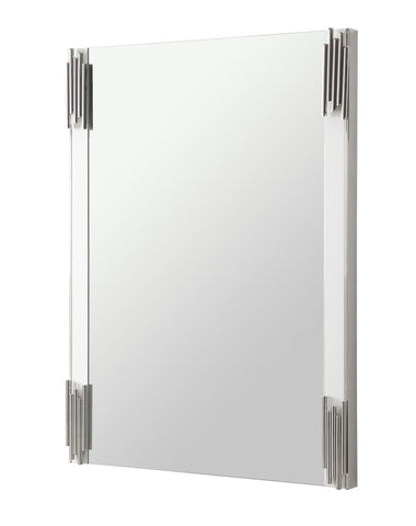 Modrest Token Modern White & Stainless Steel Mirror Model VGVCJ815-WHT-MIR