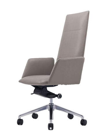 Modrest Tricia Modern Grey High Back Executive Office Chair Model VGFUA1911-GRY-OC