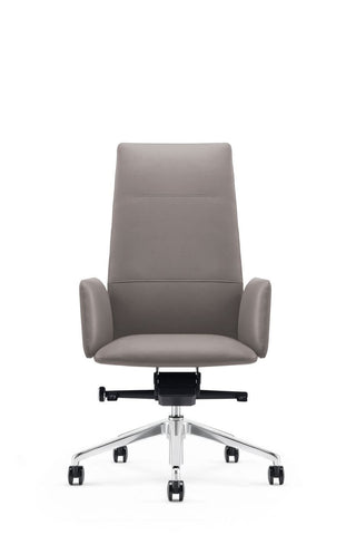 Modrest Tricia Modern Grey High Back Executive Office Chair Model VGFUA1911-GRY-OC