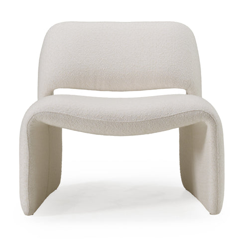 Modrest Tristan Modern Off White Fabric Accent Chair Model VGOD-ZW-21101-CH