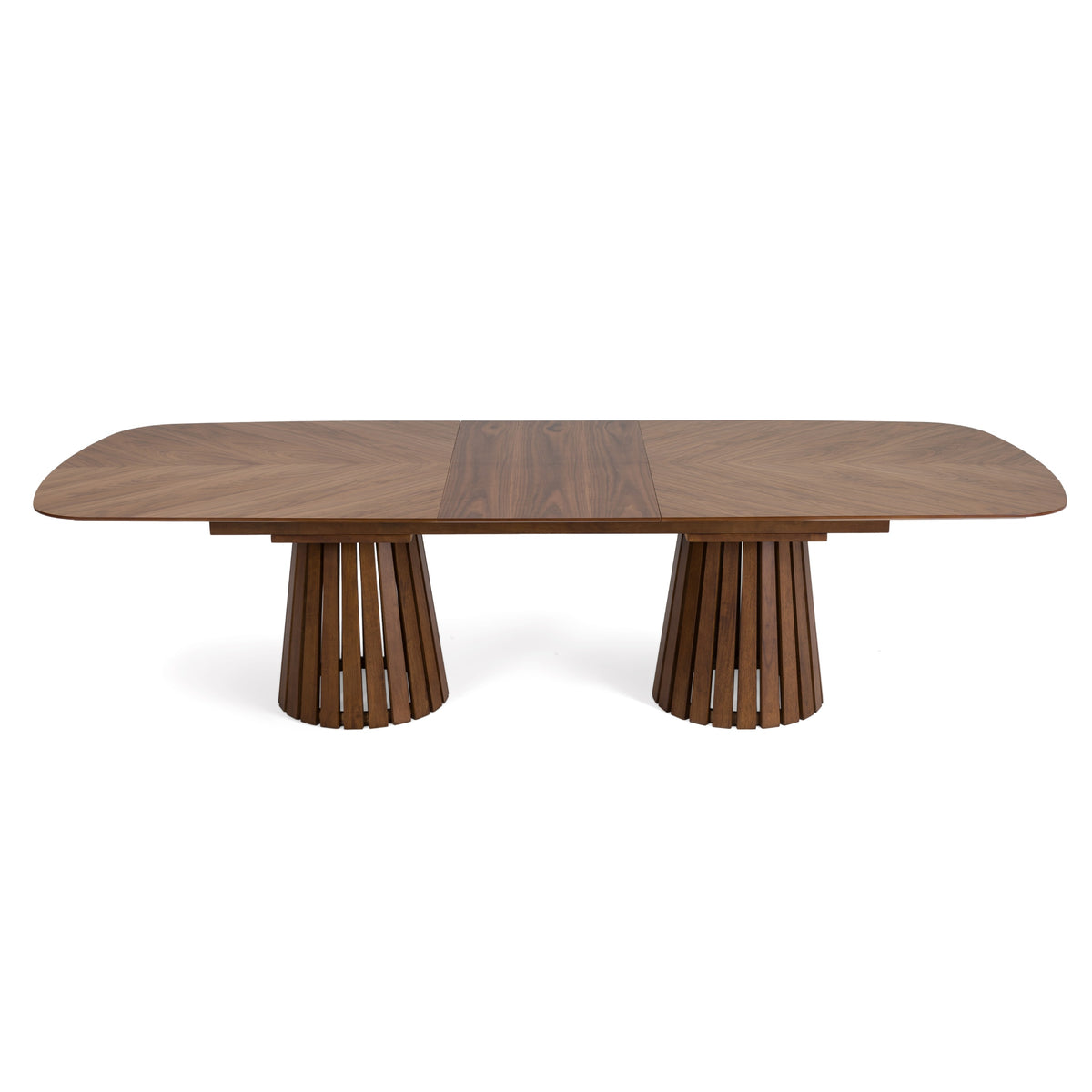 Modrest Truman Mid Century Modern Walnut Extendable Dining Table Model VGMA-MI-5346