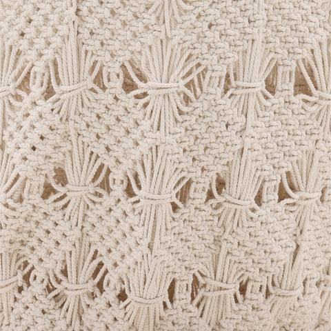 Arielle Natural White Finish Basket Set Of 2