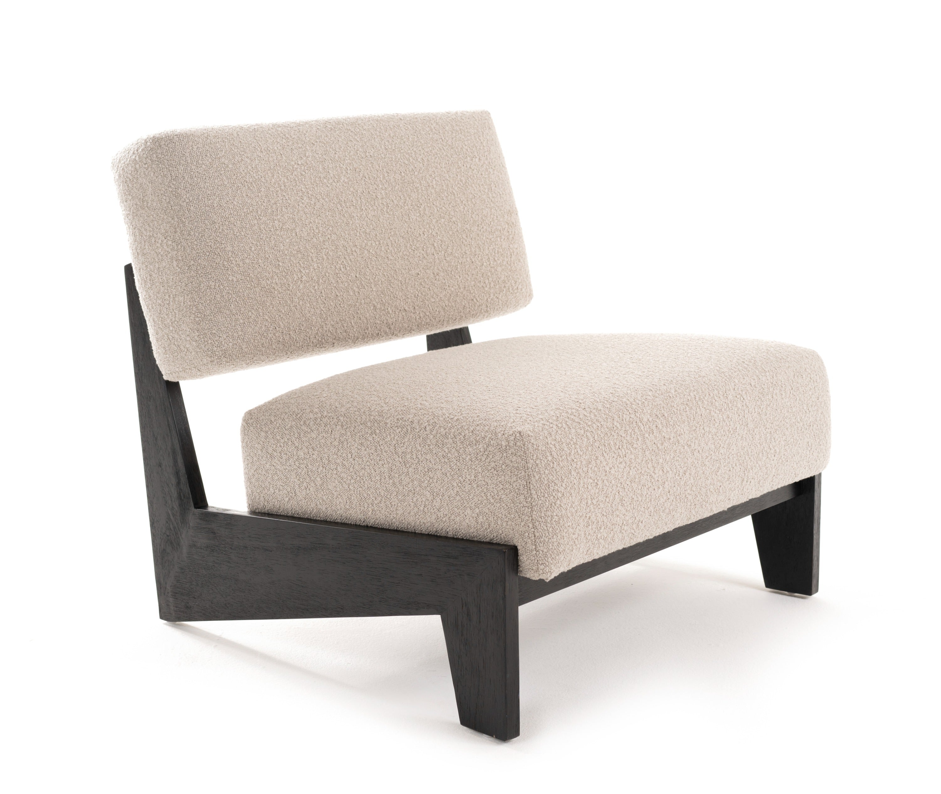 Modrest Tucker Mid Century Modern Light Grey Fabric & Black Walnut Accent Chair Model VGRH-RHS-AZHT05-GRY