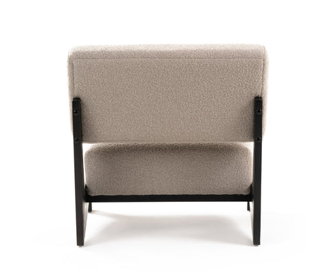 Modrest Tucker Mid Century Modern Light Grey Fabric & Black Walnut Accent Chair Model VGRH-RHS-AZHT05-GRY