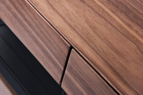 Modrest Frost Modern Small Walnut Tv Stand Model VGWCTV004SM-WAL