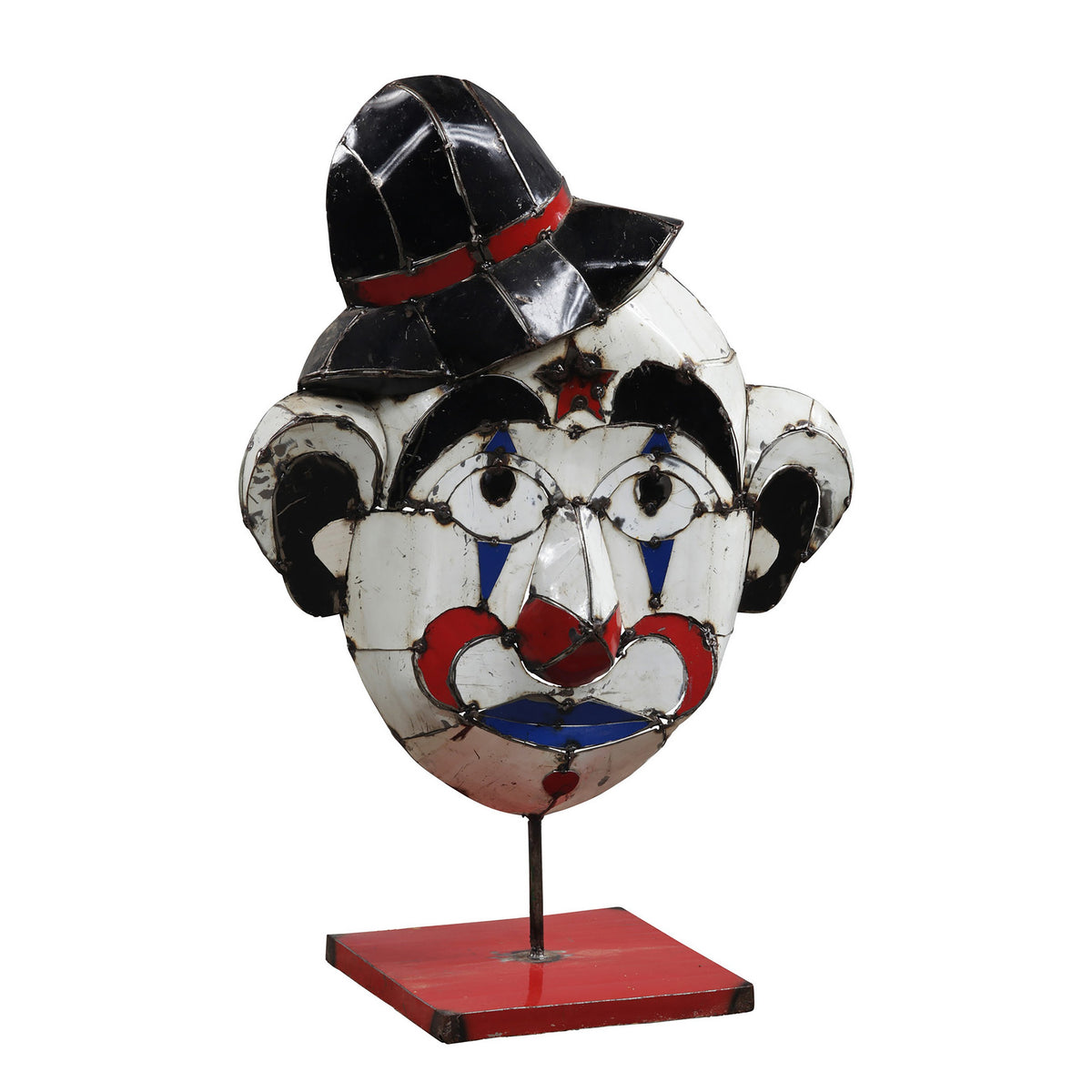 Metal Iron Paint Mask With Stand