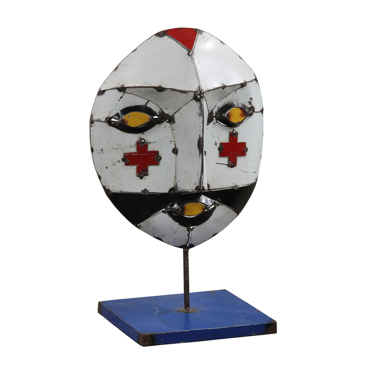 Metal Iron Paint Mask With Stand