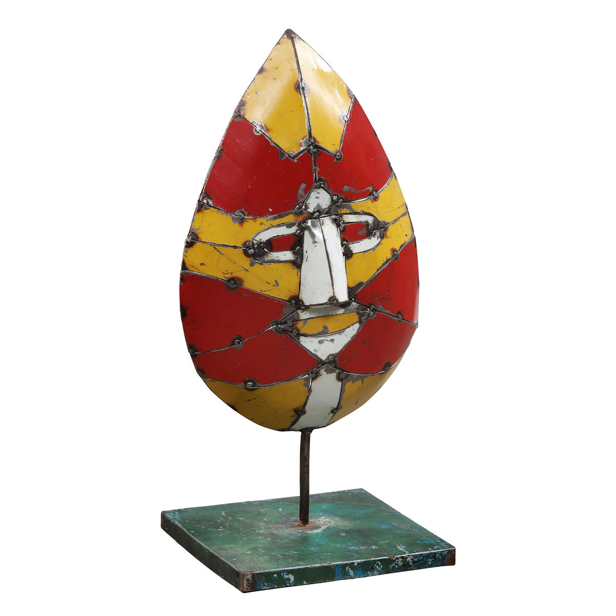 Metal Iron Paint Mask With Stand