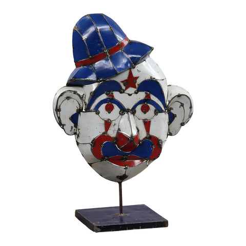 Metal Iron Paint Mask With Stand