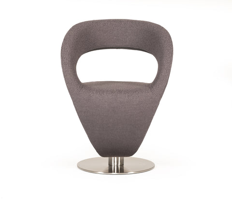 Modrest Alya Modern Grey Fabric Lounge Chair Model VGOBTY44-F-GRY