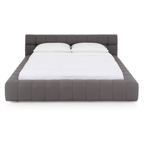 Divani Casa Tyree Modern Tufted Grey Fabric Bed Model VGOD-DY-22116-GRY