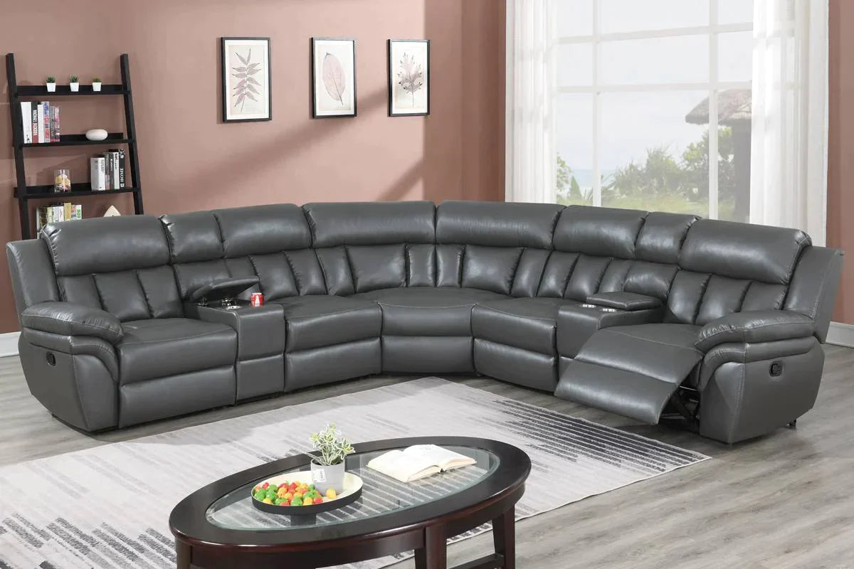 Power Motion Sectional Model F86621 By Poundex Furniture