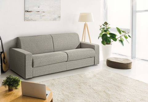 Modrest Made In Italy Urrita Modern Gray Fabric Sofa Bed With Full Size Mattress Model VGACURRITA-F-GRY