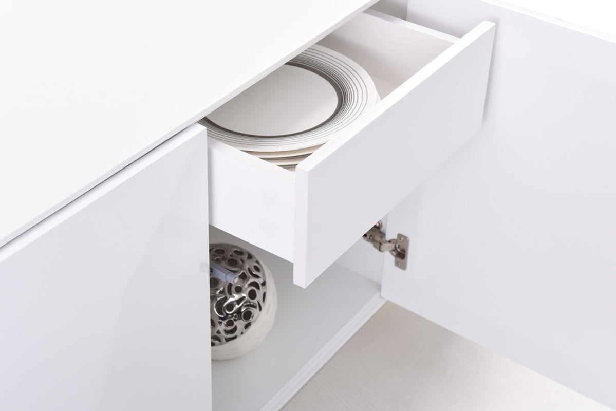 Vanguard Modern White Buffet