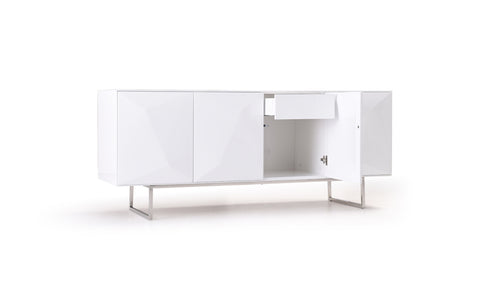 Vanguard Modern White Buffet