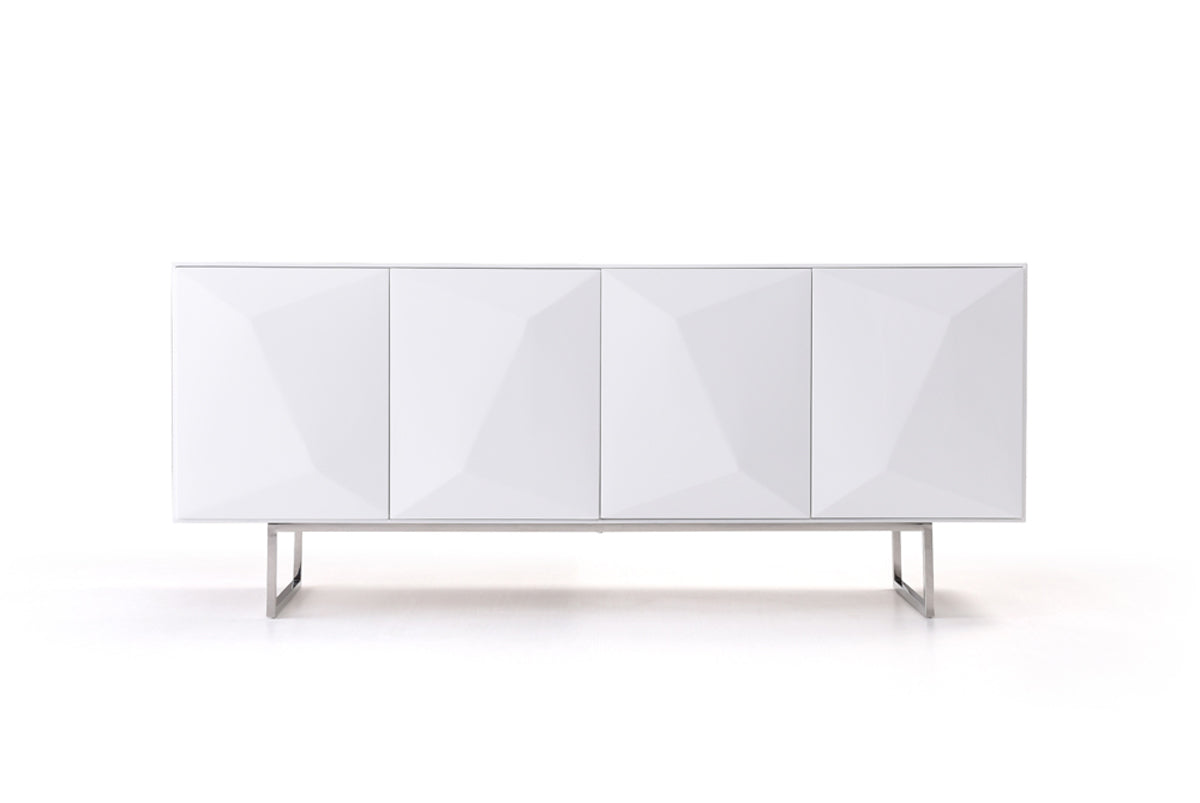 Vanguard Modern White Buffet