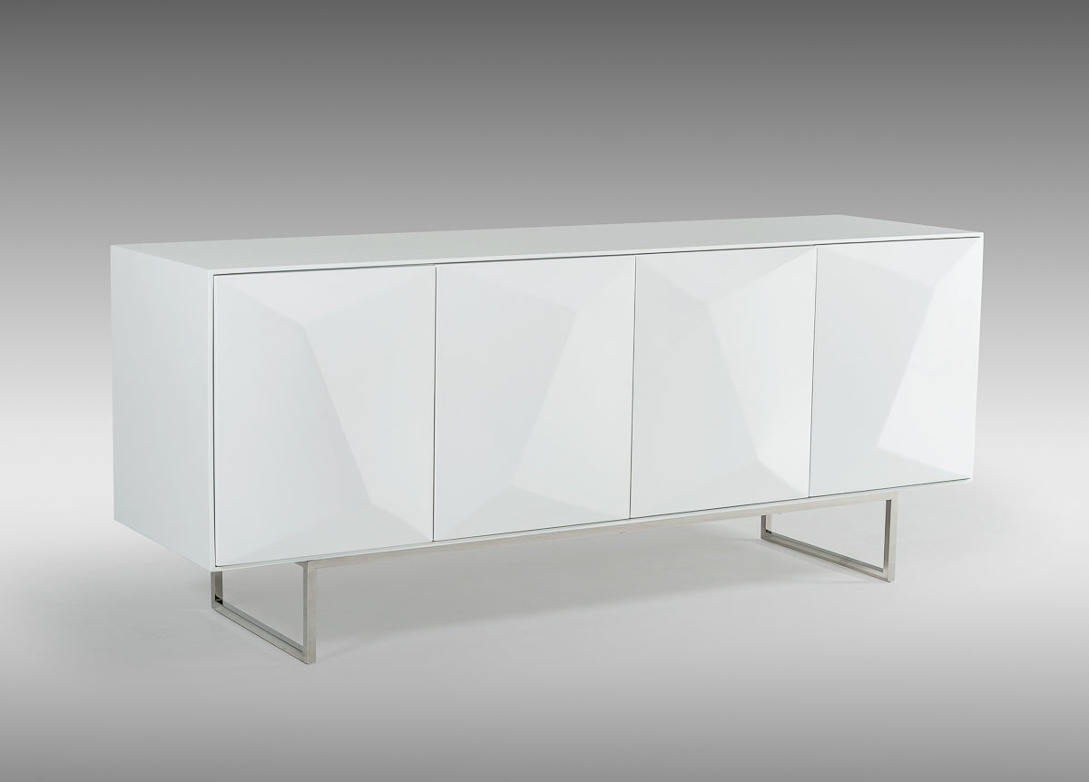 Vanguard Modern White Buffet