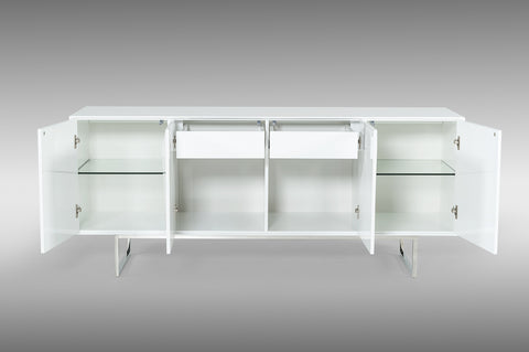 Vanguard Modern White Buffet