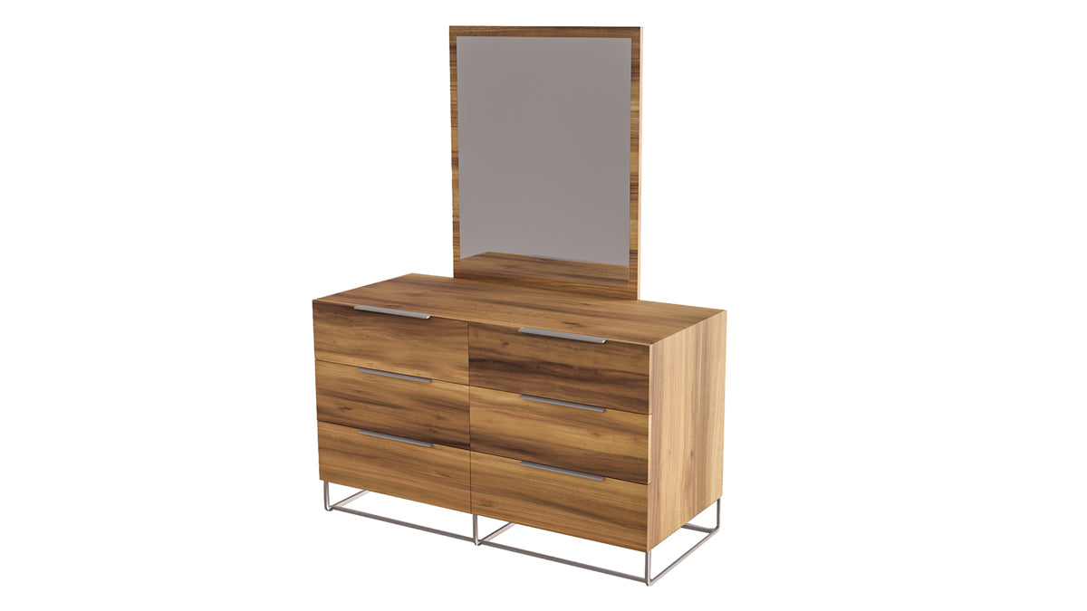 Nova Domus Lorenzo Italian Modern Light Oak Mirror Model VGACLORENZO-MIR