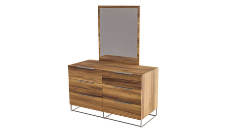 Nova Domus Lorenzo Italian Modern Light Oak Mirror Model VGACLORENZO-MIR