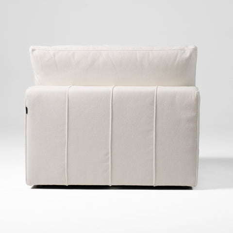 Divani Casa Vicki Modern Off White Fabric Modular Sectional Sofa Model VGKK-KF.8033-SECT-IVORY
