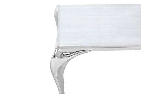 Modrest Vince Modern Faux Marble & Stainless Steel Dining Table Model VGZAT107-DT-1