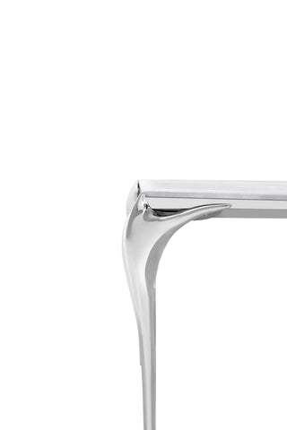 Modrest Vince Faux Marble & Stainless Steel Console Table Model VGZAX107-GRY