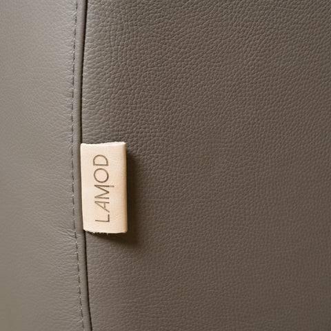 Lamod Italia Viola Italian Contemporary Grey Leather Right Facing Sectional Sofa Model VGDTVIOLA-KIM-FUME-RAF-SECT