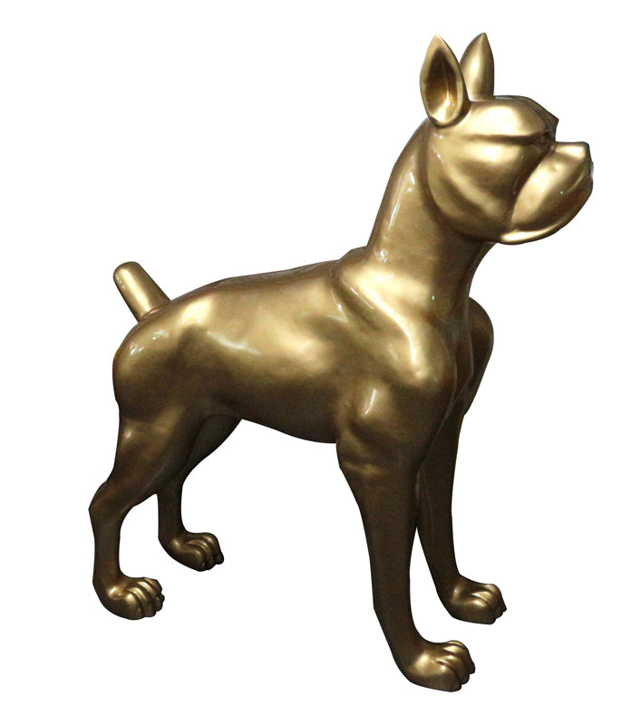 Modrest Large Gold Dog Sculpture Model VGTHVT-180101-GLD