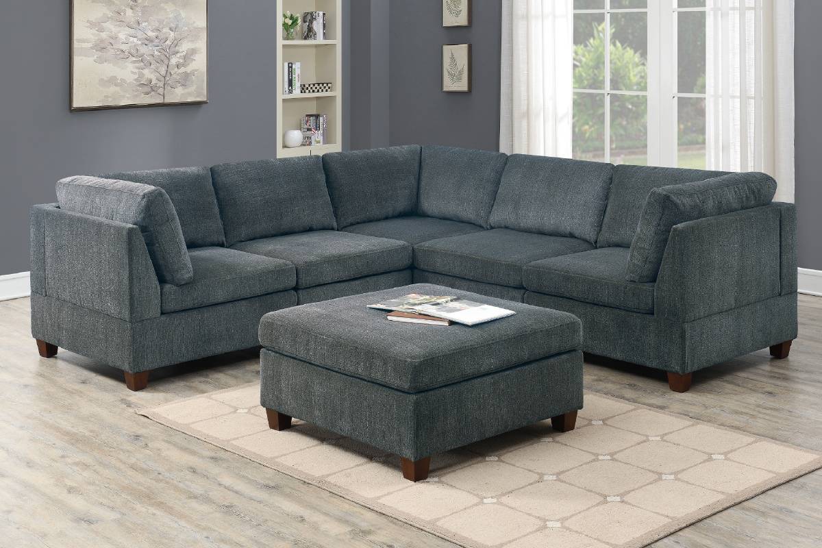 Modular Sectional Model Ff821 By Poundex Furniture
