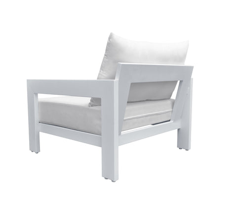 Divani Casa Wake Modern White Outdoor Lounge Chair By VIG Furniture