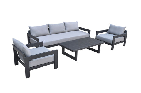 Renava Wake Outdoor Dark Charcoal Sofa Set Model VGGE-WAKE-SOFA-SET-GRY