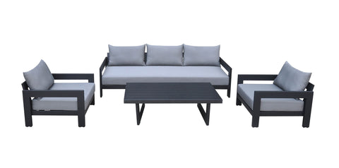 Divani Casa Wake Modern Charcoal Outdoor Sofa By VIG Furniture