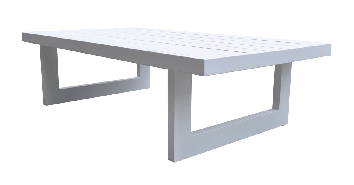 Divani Casa Wake Modern White Outdoor Coffee Table By VIG Furniture