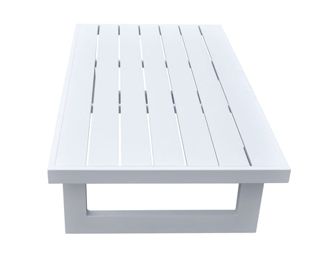 Divani Casa Wake Modern White Outdoor Coffee Table By VIG Furniture