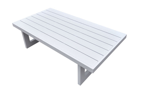 Divani Casa Wake Modern White Outdoor Coffee Table By VIG Furniture