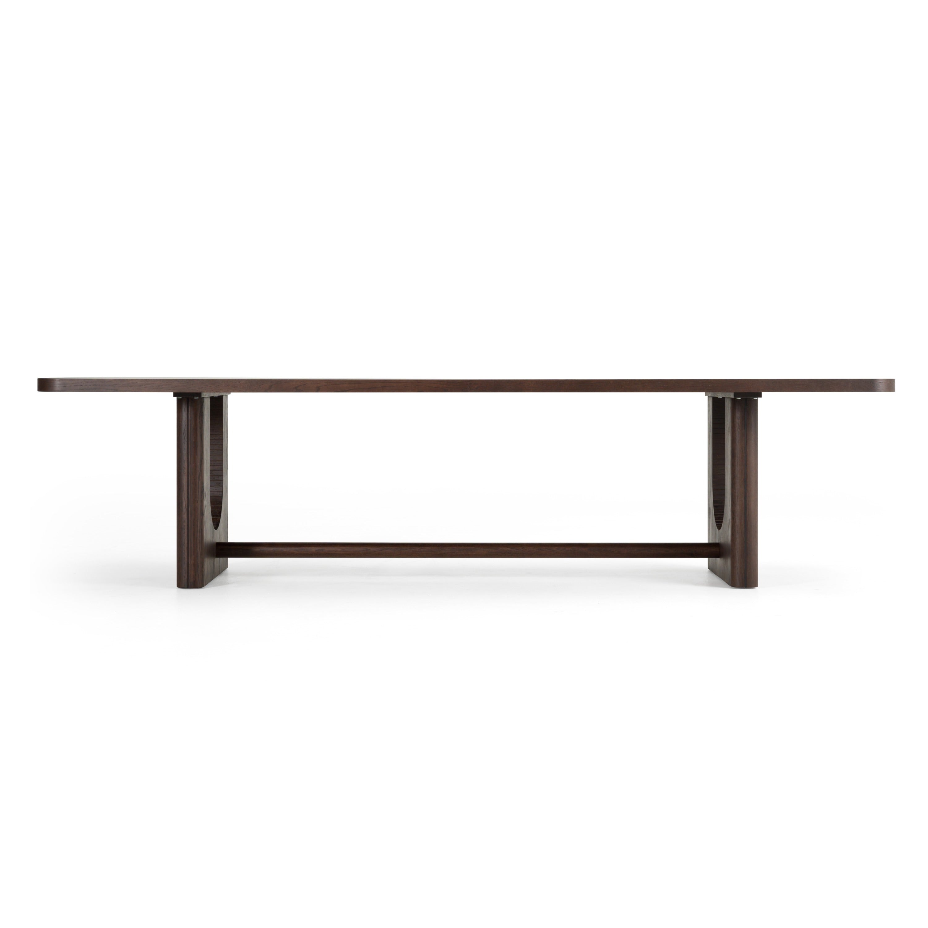 Modrest Walz Modern Brown Oak Rectangular Dining Table Model VGME-WALZ-BRN-DT