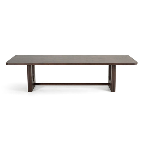 Modrest Walz Modern Brown Oak Rectangular Dining Table Model VGME-WALZ-BRN-DT