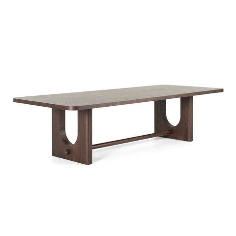 Modrest Walz Modern Brown Oak Rectangular Dining Table Model VGME-WALZ-BRN-DT
