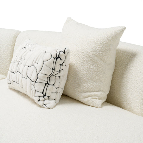 Divani Casa Weldon Modern Cream Fabric Curved Sectional Model VGOD-ZW-24024-CRM