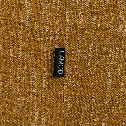 Divani Casa Wendt Modern Mustard Fabric Swivel Accent Chair Model VGKK-KF.A1098-MUS