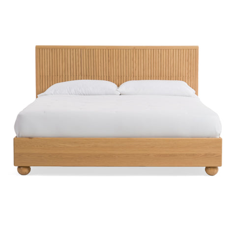 Modrest Winters Modern Natural Oak Bed Model VGWD-EMI-QB-KBUS-BED