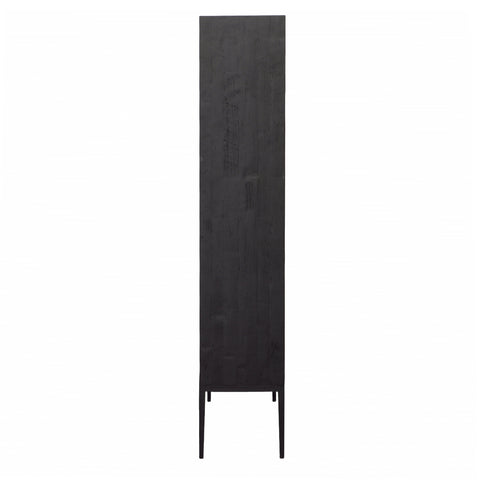 Cabot Natural Wood Finish and Black Bookcase