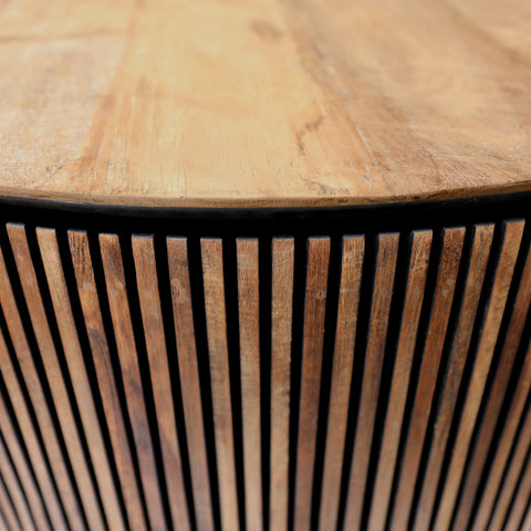 Dabney Natural and Black Coffee Table