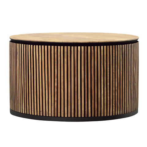 Dabney Natural and Black Coffee Table